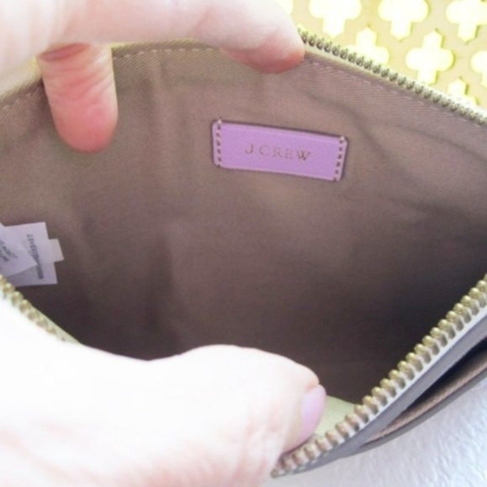 J Crew Signet Zip Pouch - Picture 7 of 9